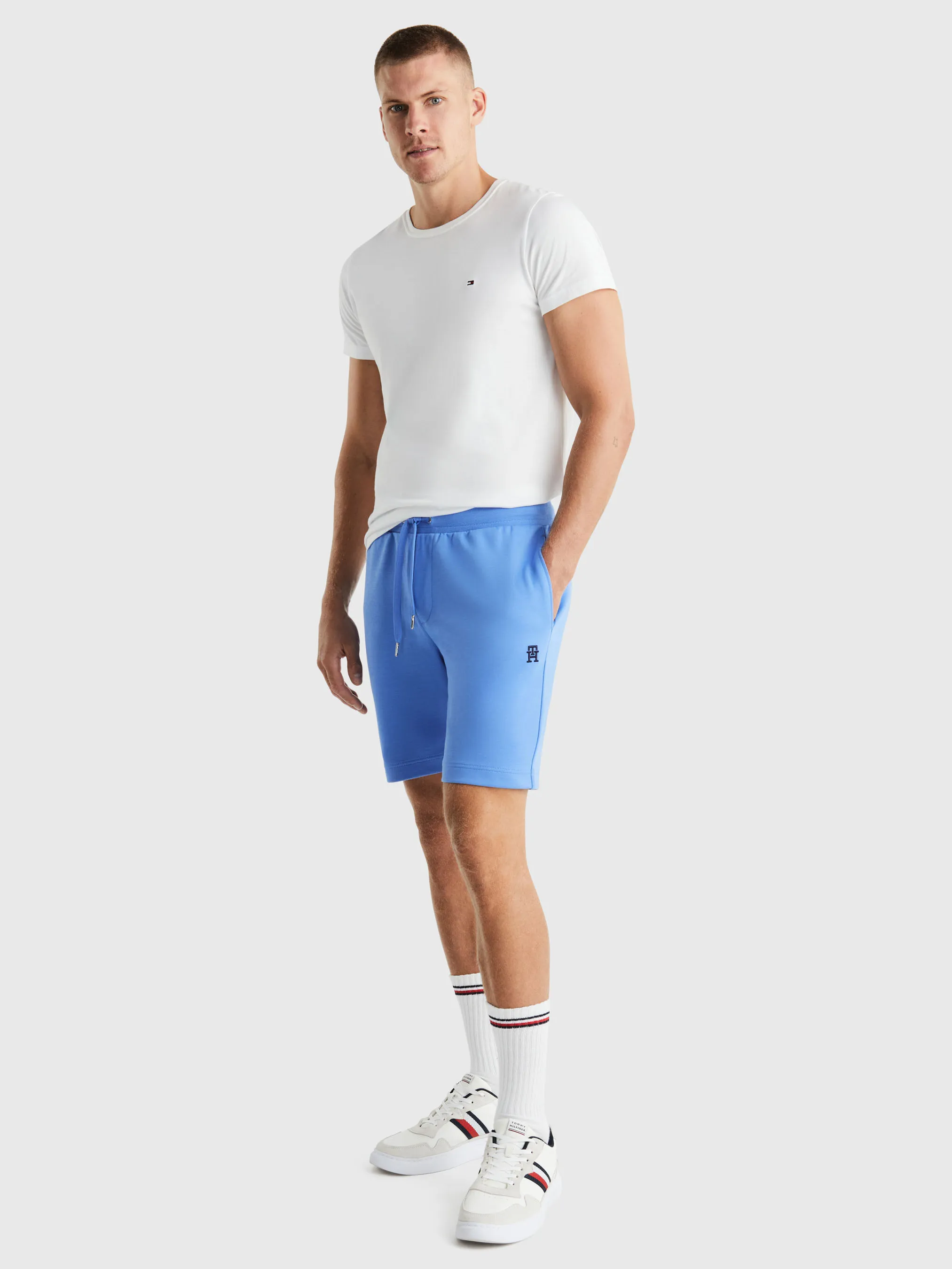 Monogram Sweatshort | Shorts | Tommy Hilfiger