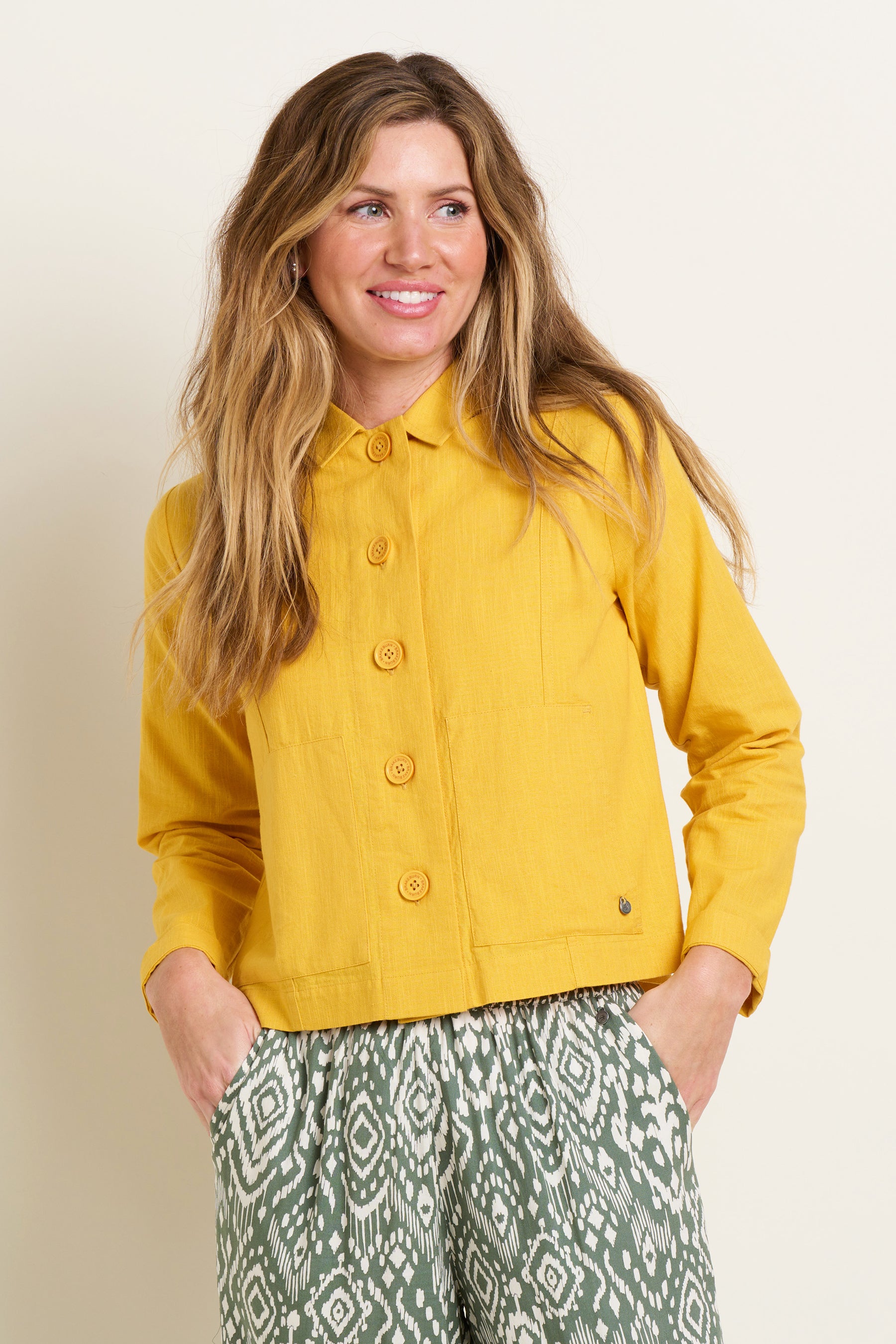 Mustard Casual Jacket