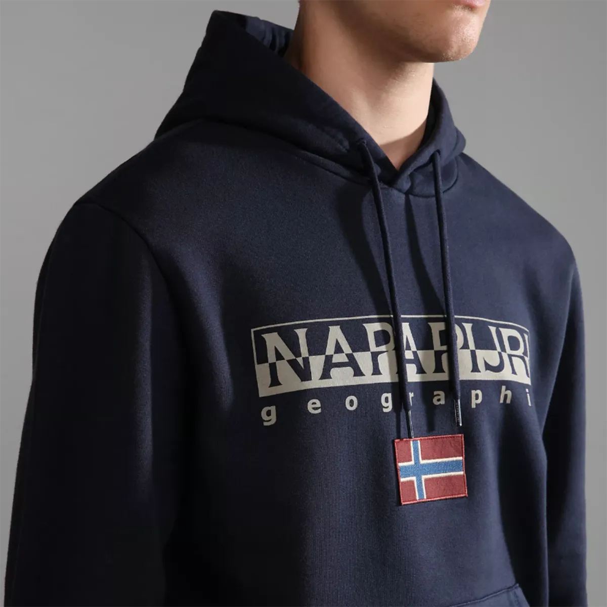 Napapijri - Ayas Pullover Hoodie in Navy