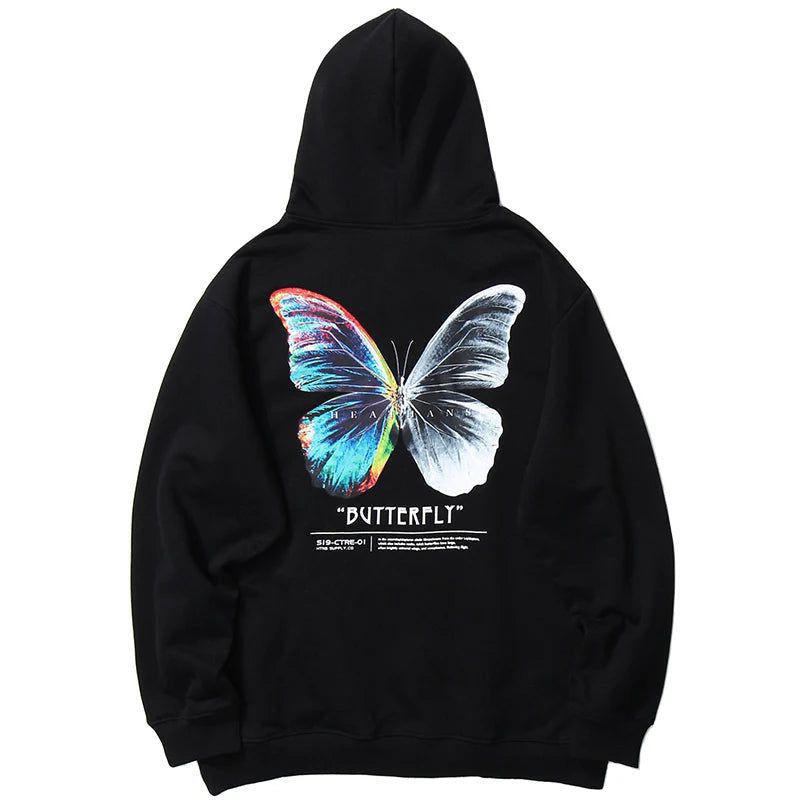 Neon Butterfly Hoodie