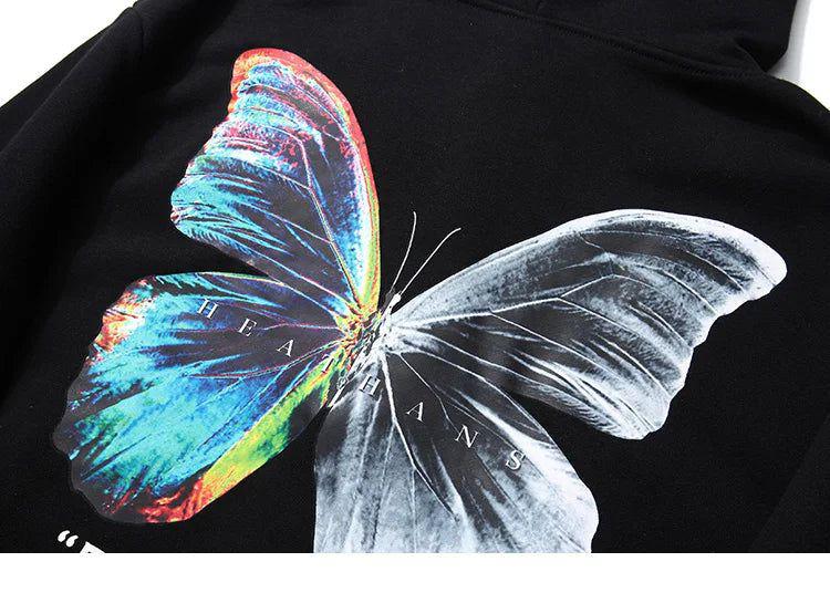 Neon Butterfly Hoodie