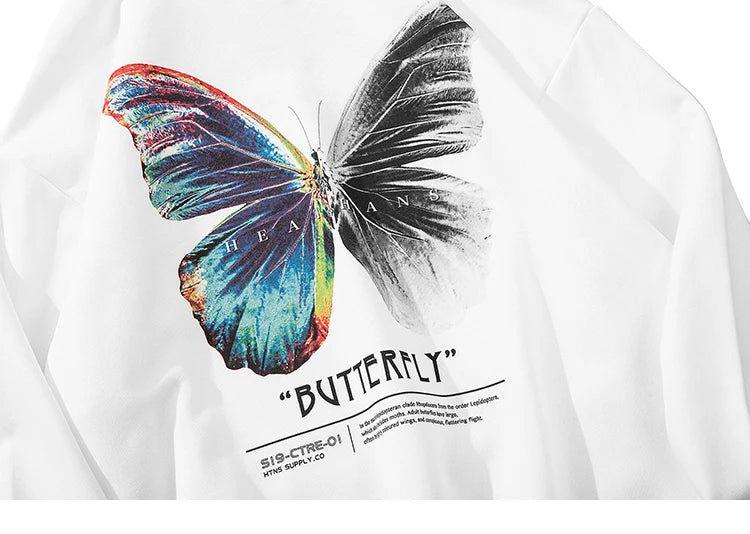 Neon Butterfly Hoodie