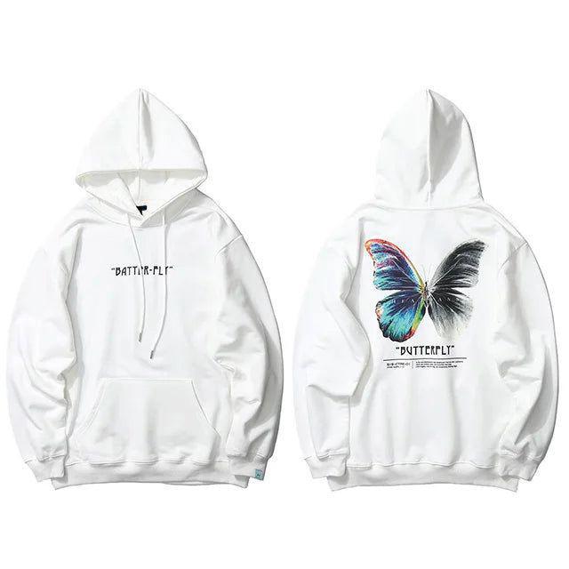 Neon Butterfly Hoodie