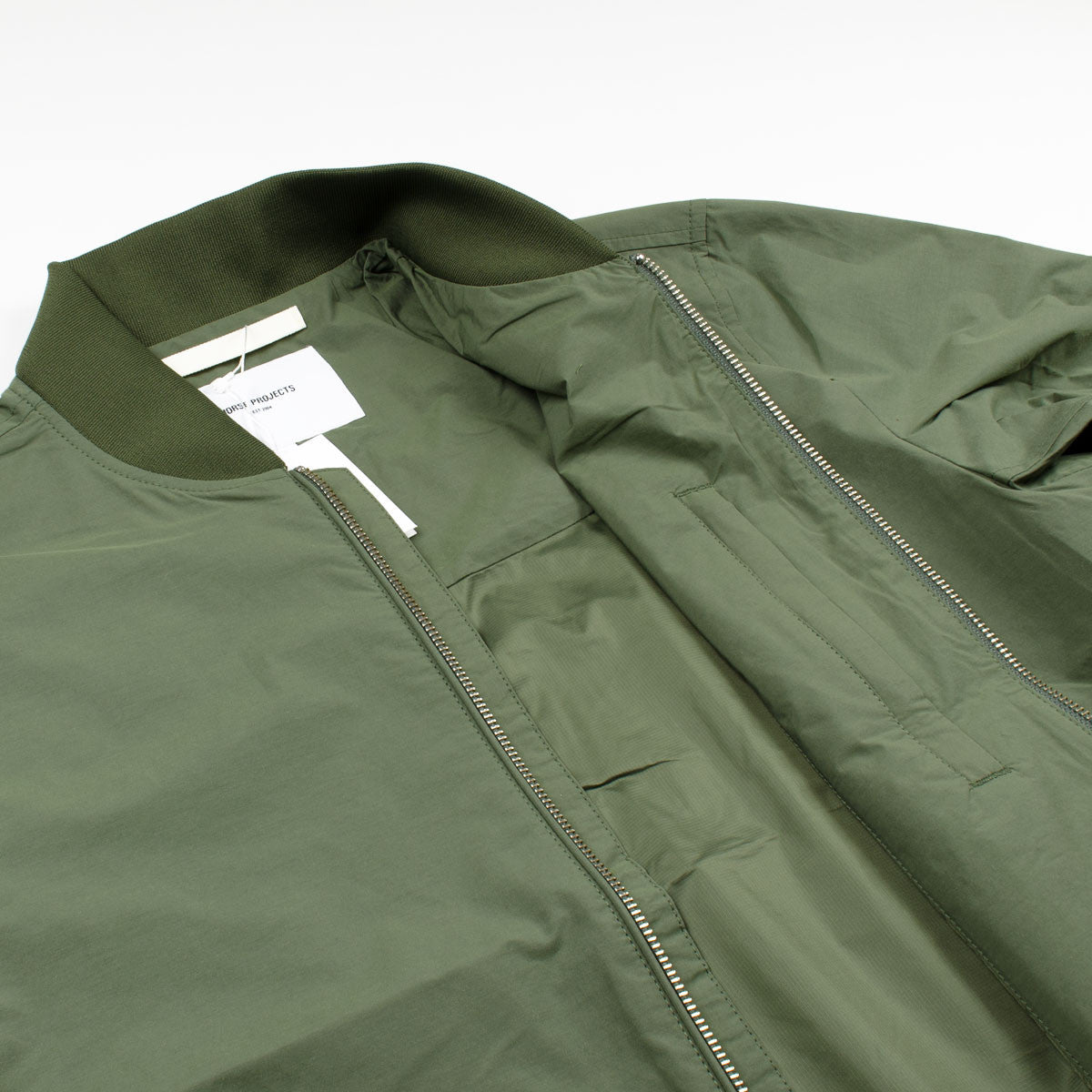 Norse Projects - Ryan Crisp Cotton Bomber Jacket - Dried Olive