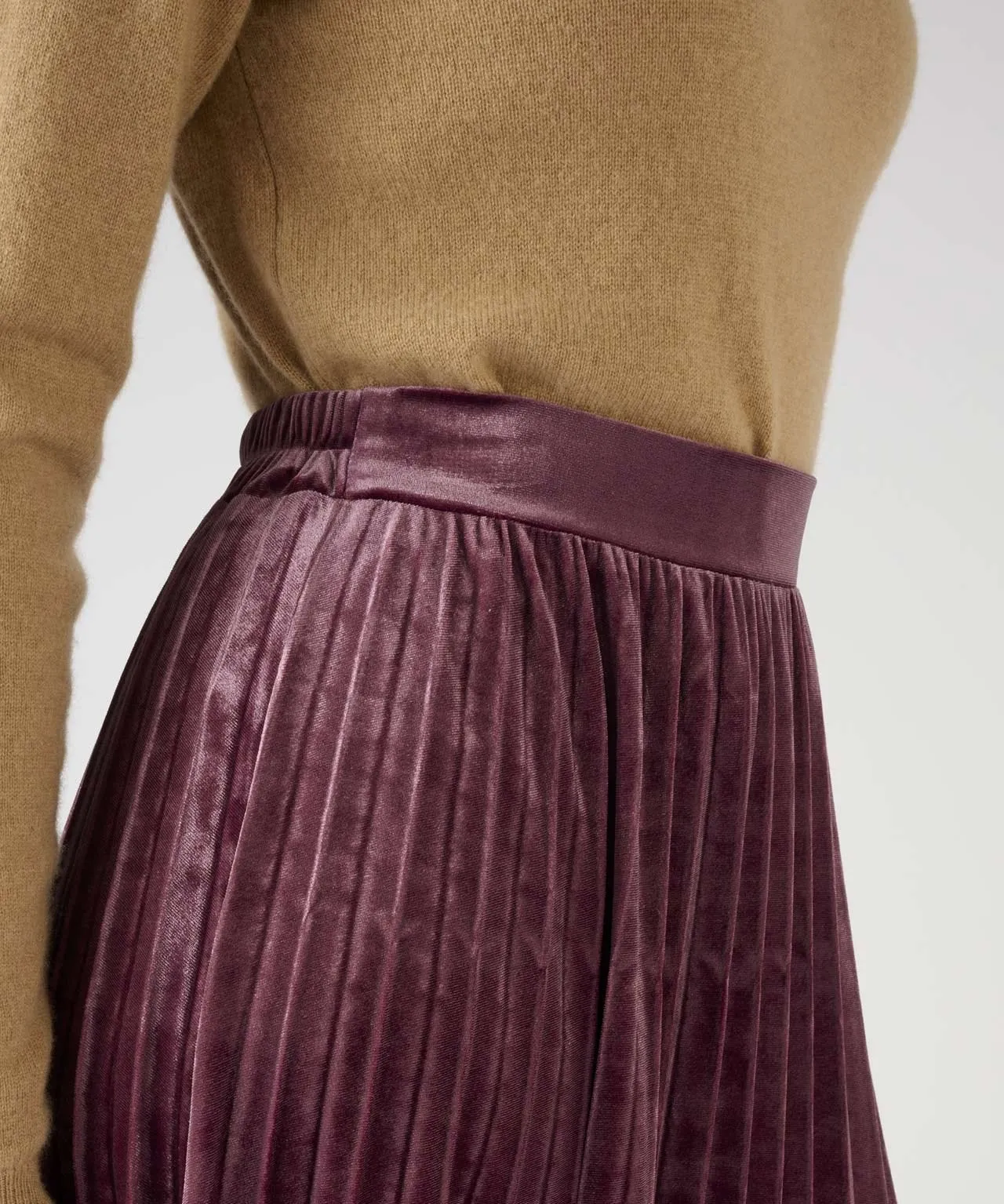 Ombre Pleated Skirt