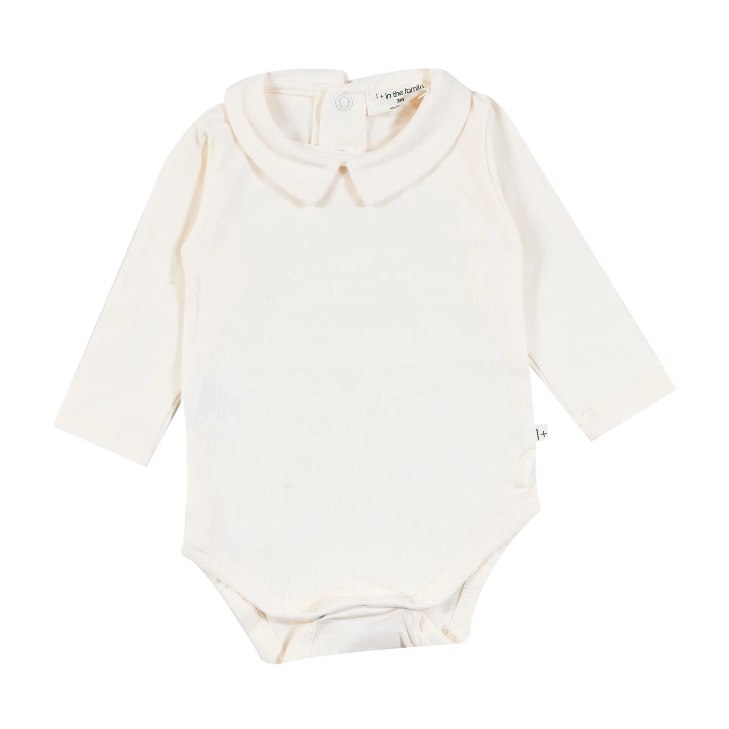 One More In The Family Mathilde Cream Ecru Bodysuit For Baby Girls