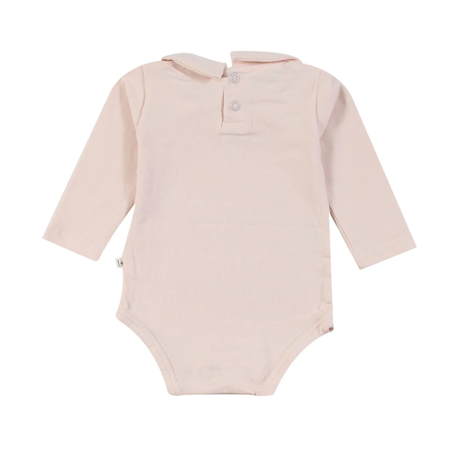 One More In The Family Mathilde Light Blush Pink Bodysuit For Baby Girls