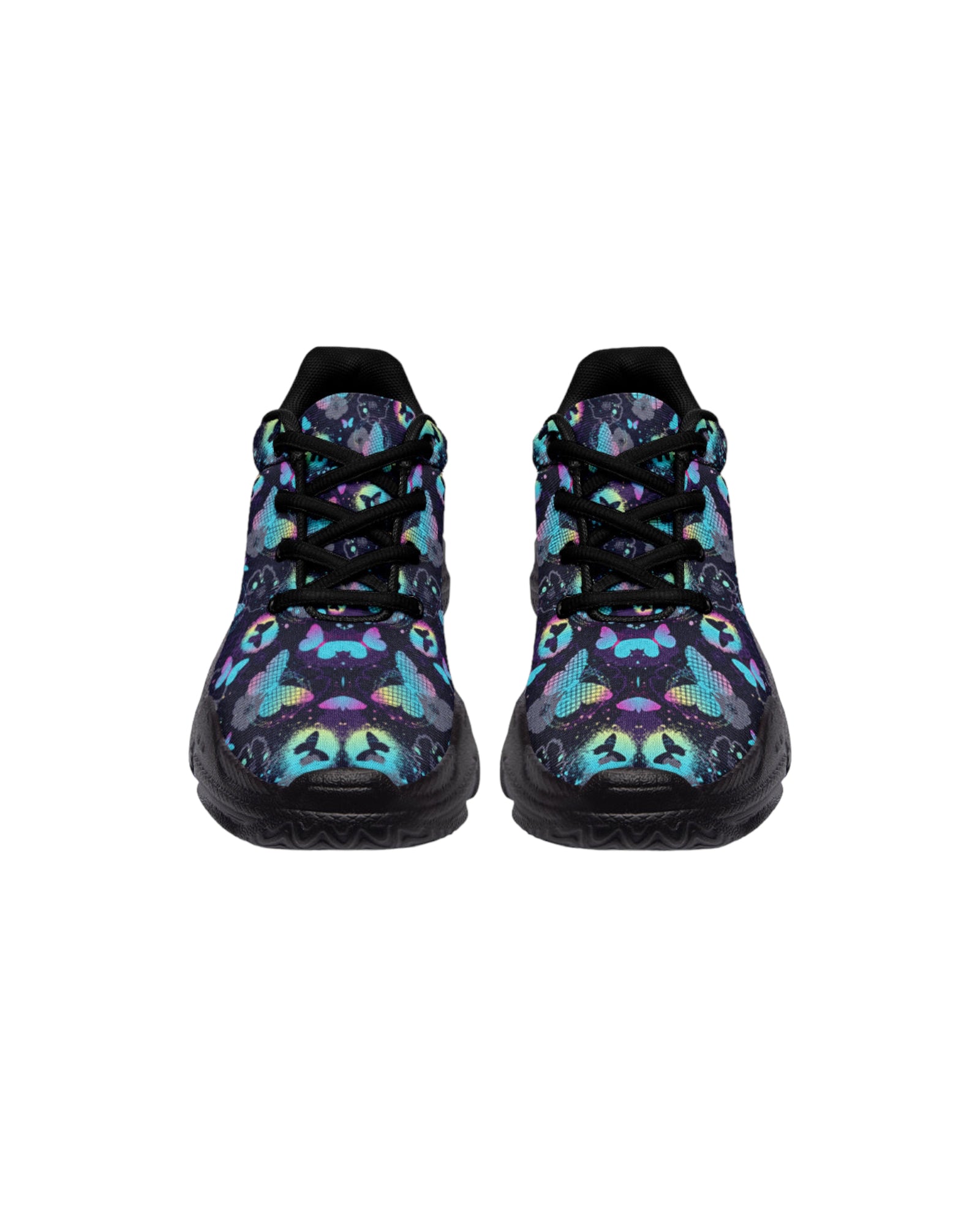 Painted Butterfly Chunky Festival Sneakers