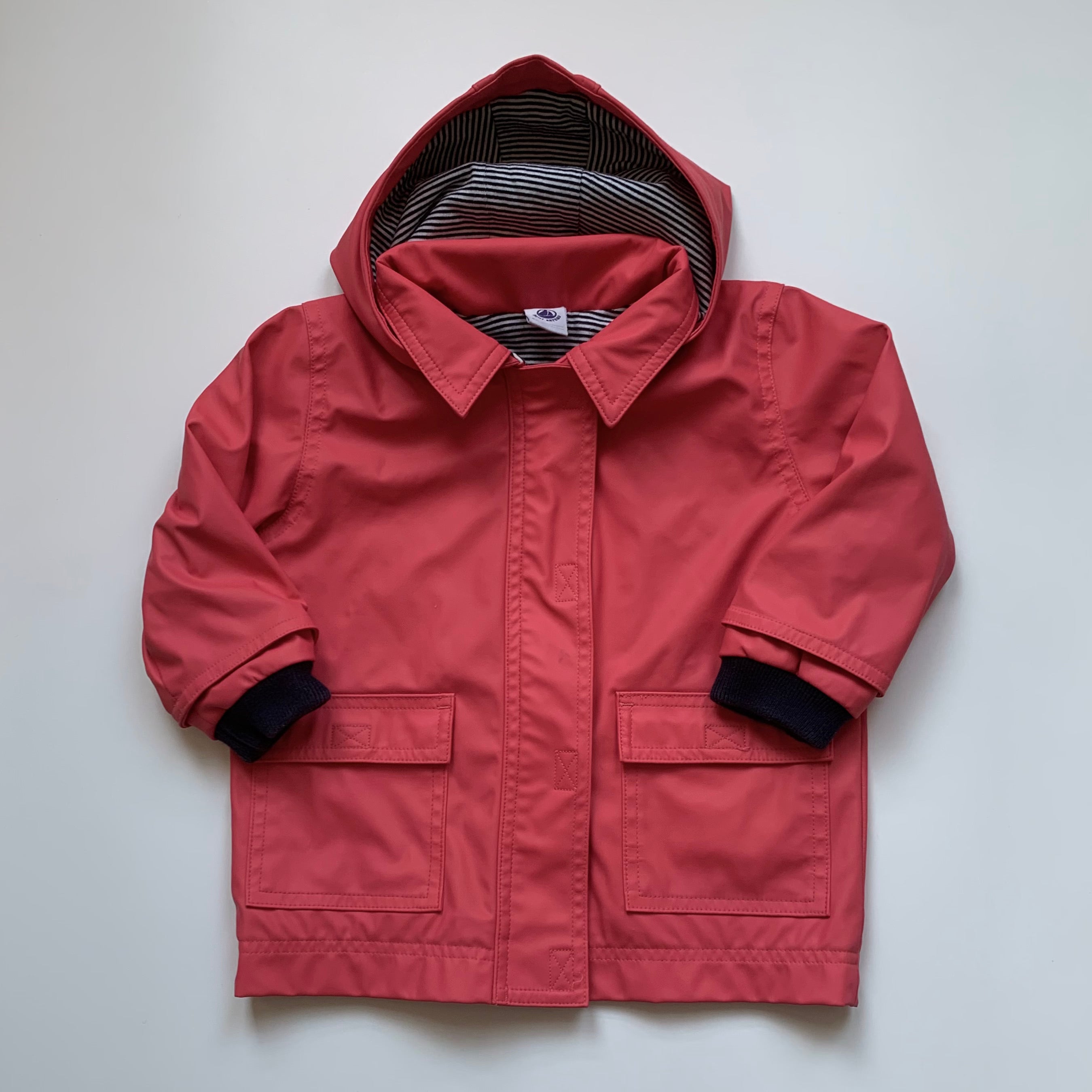 Petit Bateau Raspberry Raincoat: 18 Months