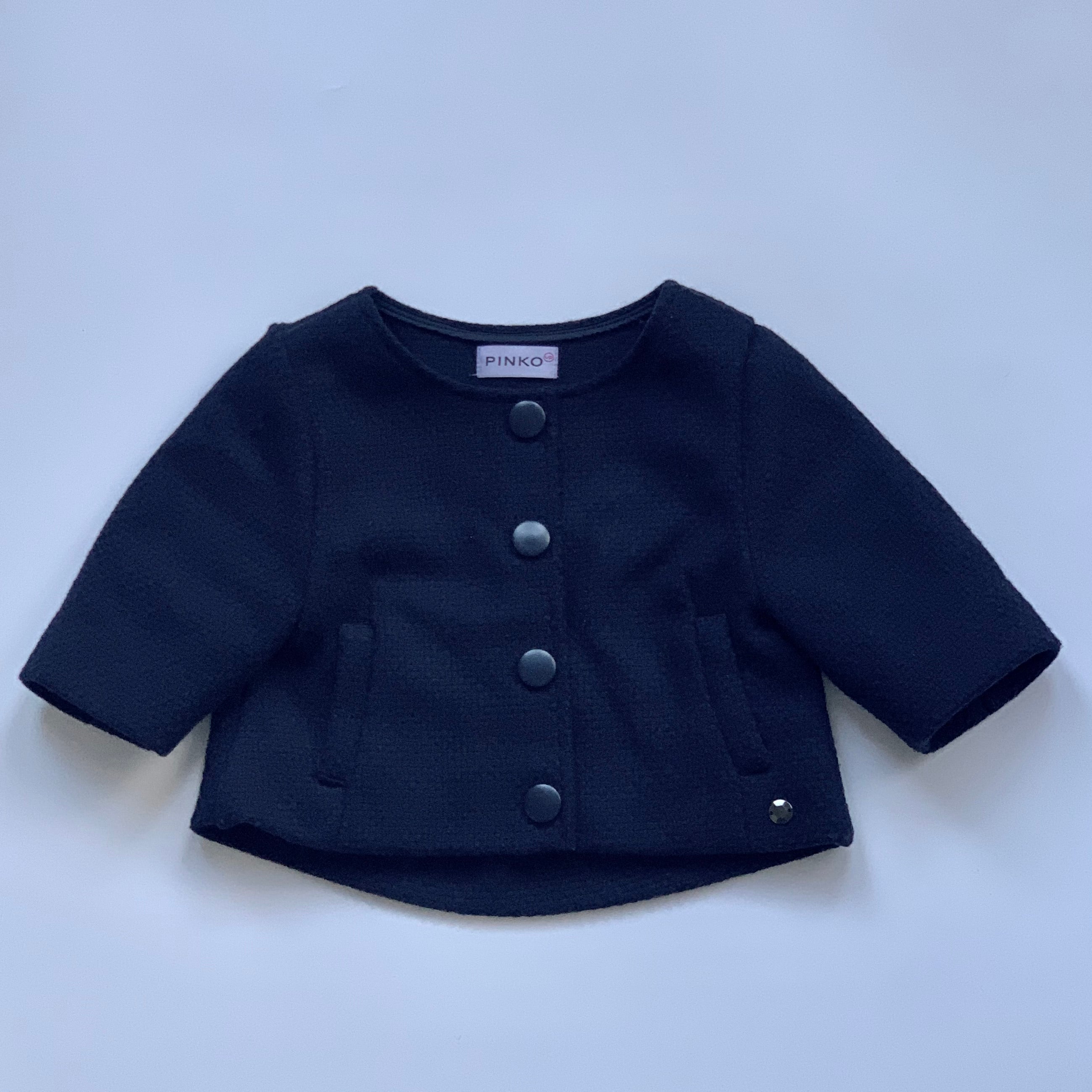 Pinko Navy Down Filled Coat: 2 Years