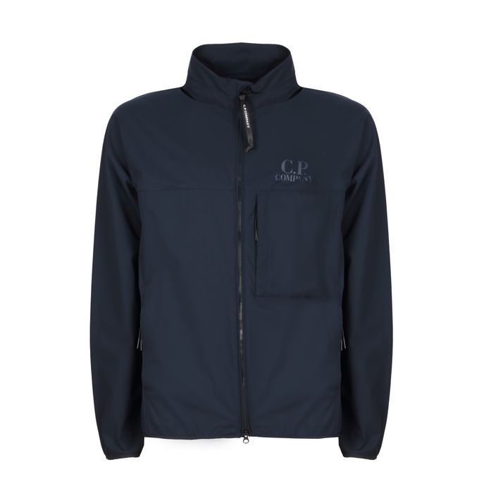 PRO-TEK WIND JACKET WITH HIGH NECK Man Navy blue