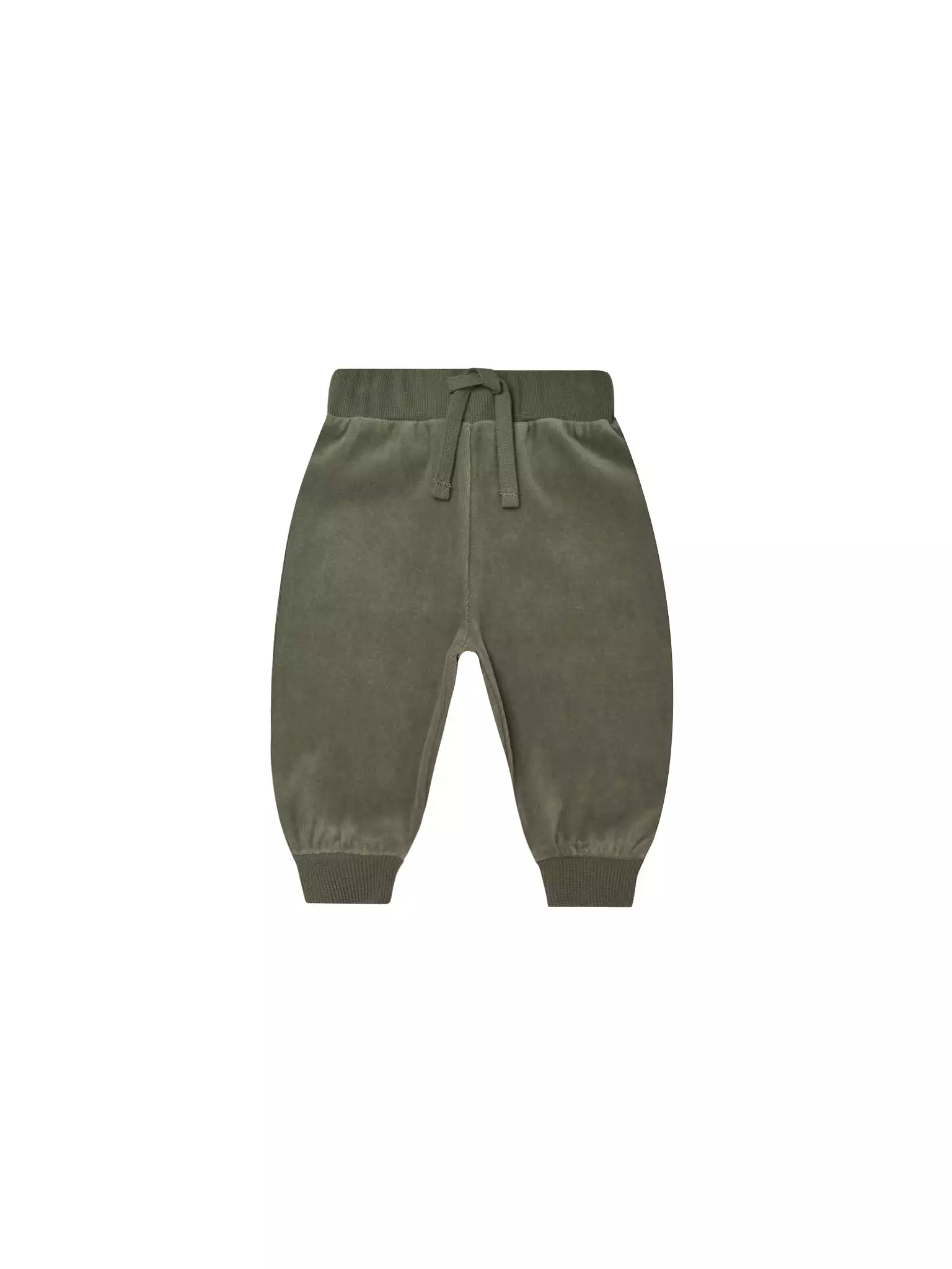 Quincy Mae - Forest Velour Relaxed Sweatpant