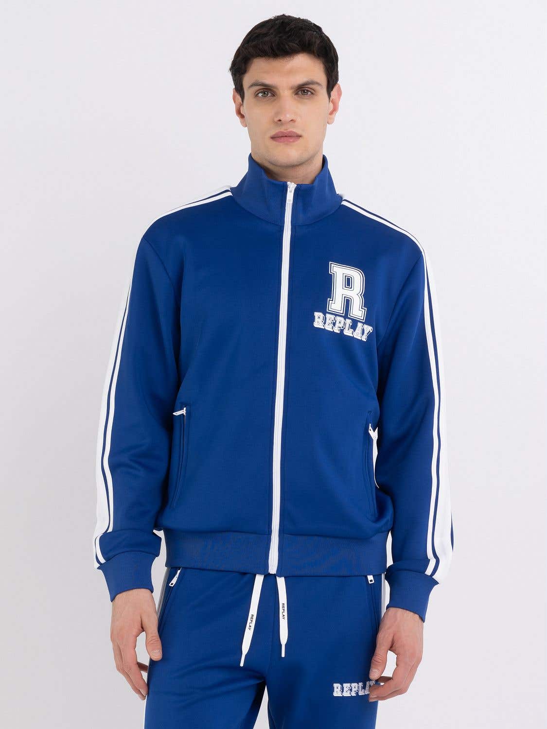 Replay M6704 23590 Jacket 790 Blue