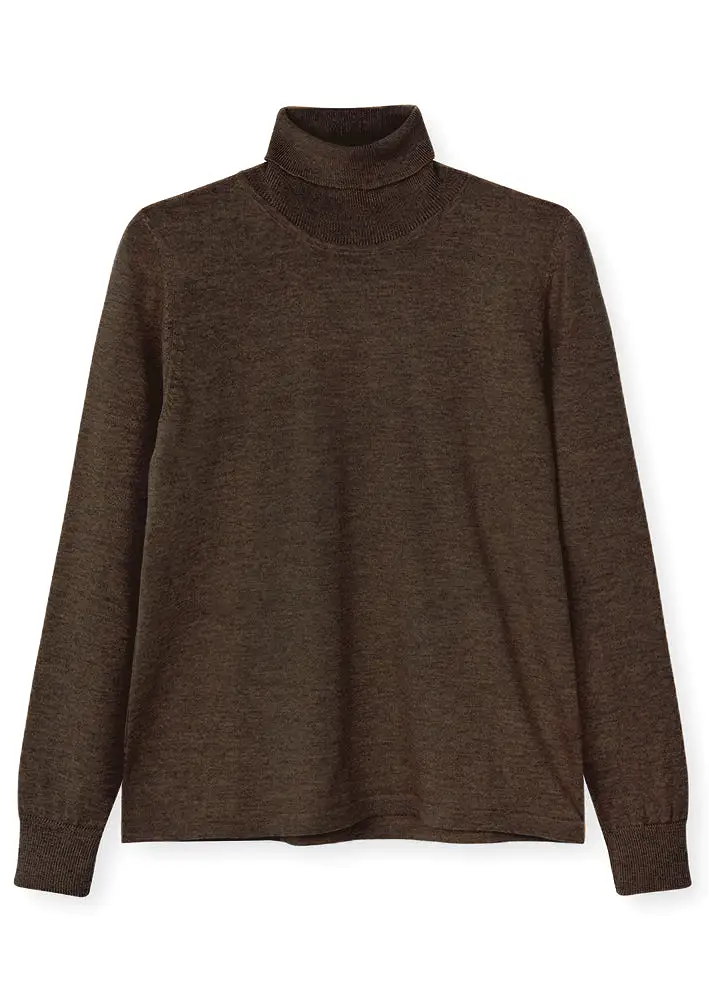 Sibin Linnebjerg Lira Turtleneck Sweater - Brown