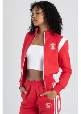 Sissyboy Js30372 Branded College Jacket  Red