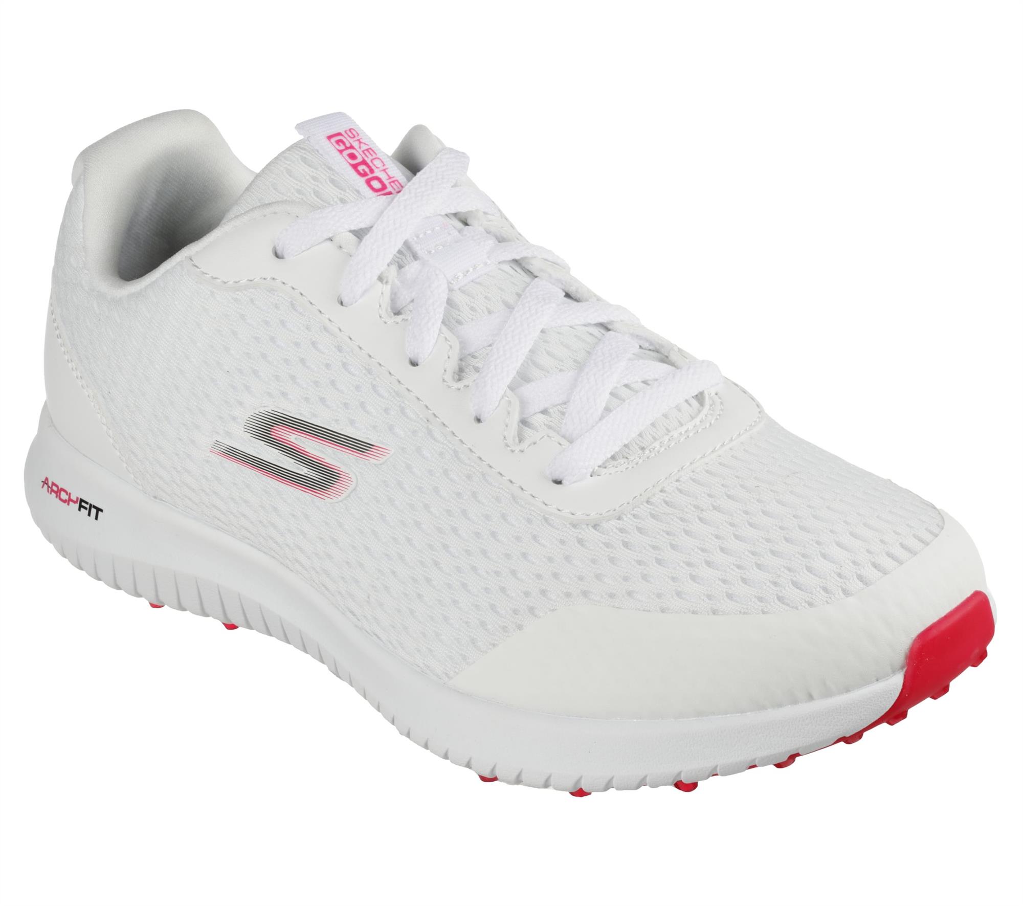 Skechers Go Golf Max Fairway 3 Ladies Golf Shoes White/Pink