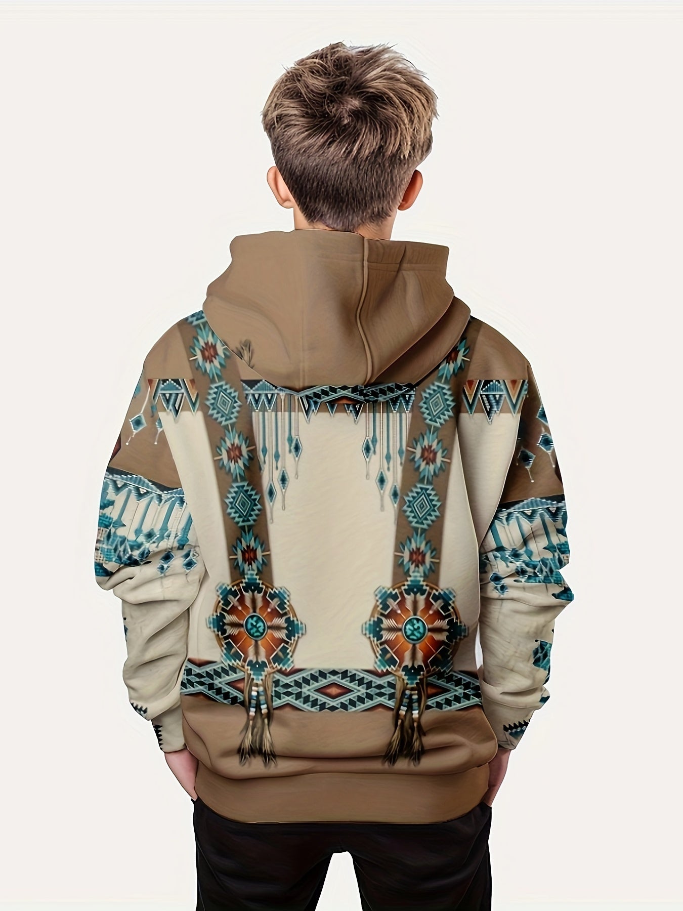 Southwest Print Boys Hoodie Stylish and Cozy Essential for Your Fashionista