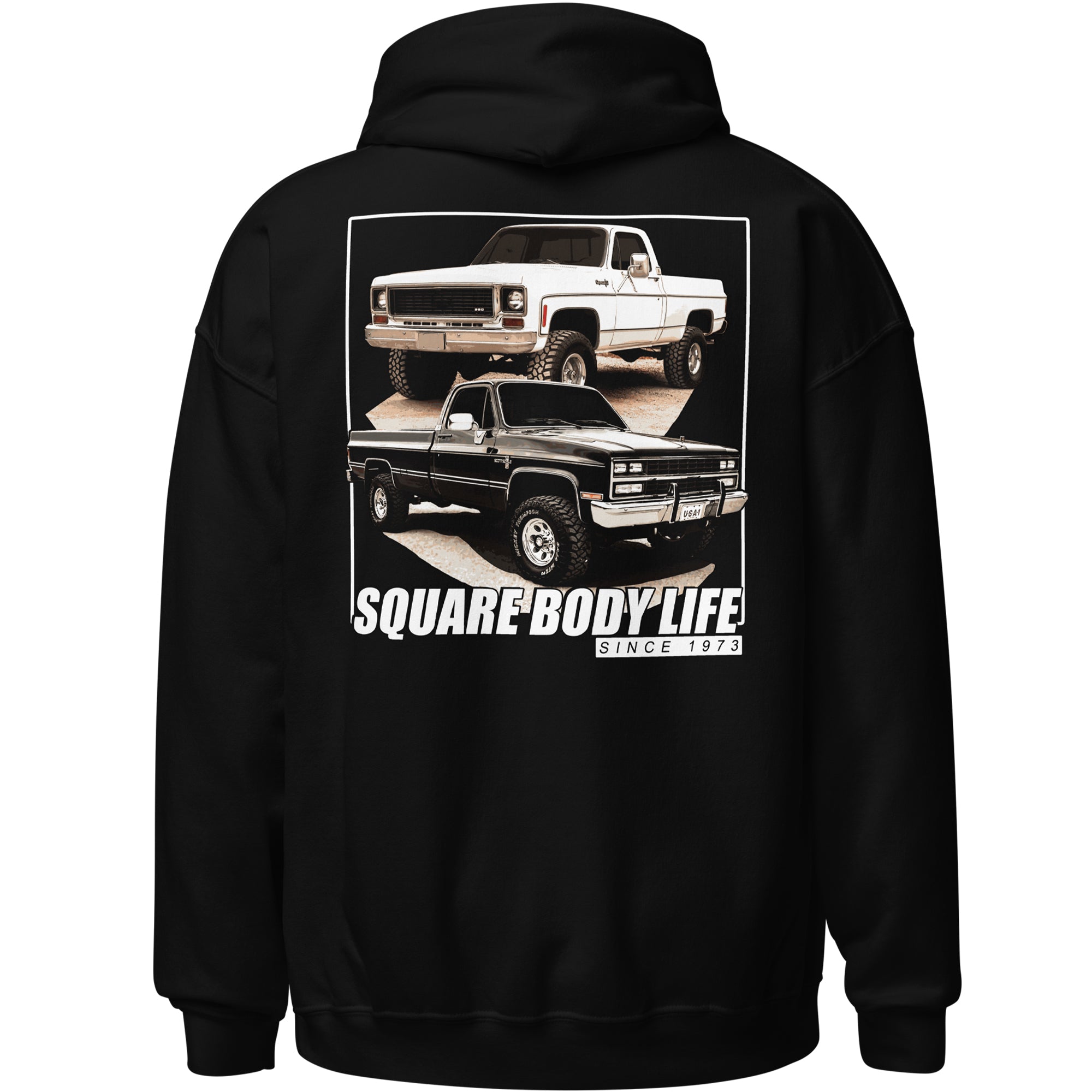 Square Body Life Hoodie Sweatshirt