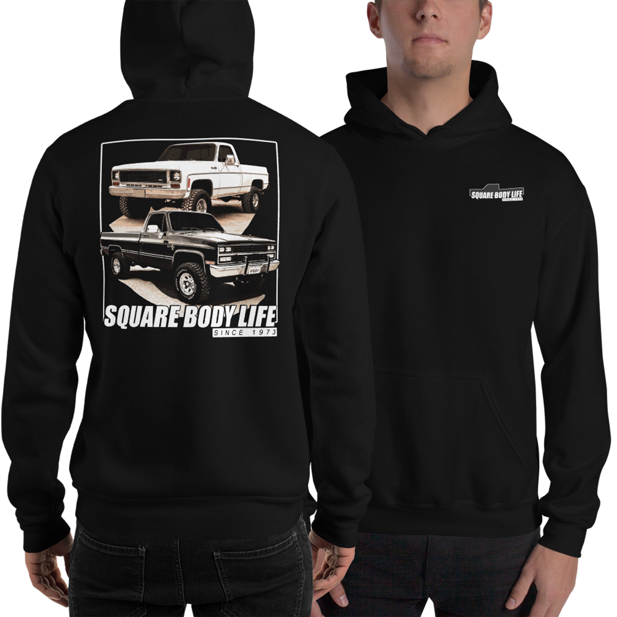 Square Body Life Hoodie Sweatshirt