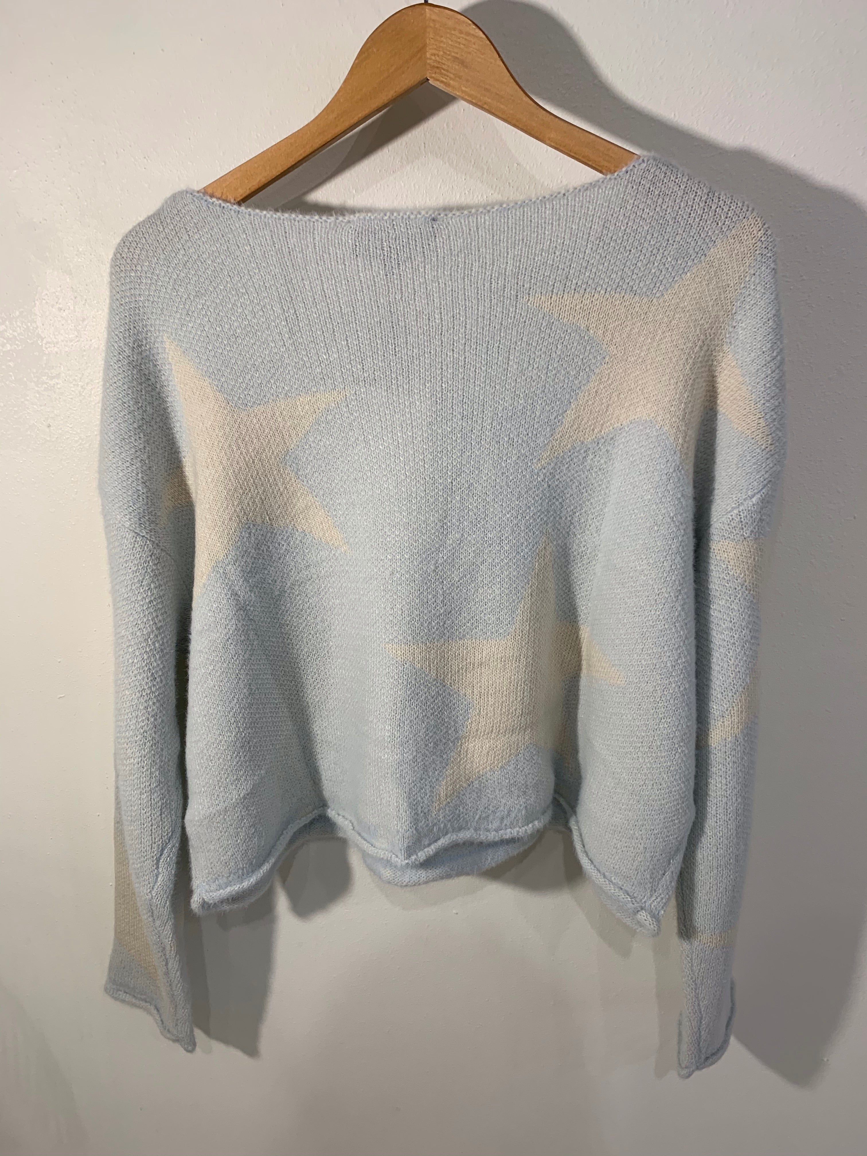 Star Print Sweater