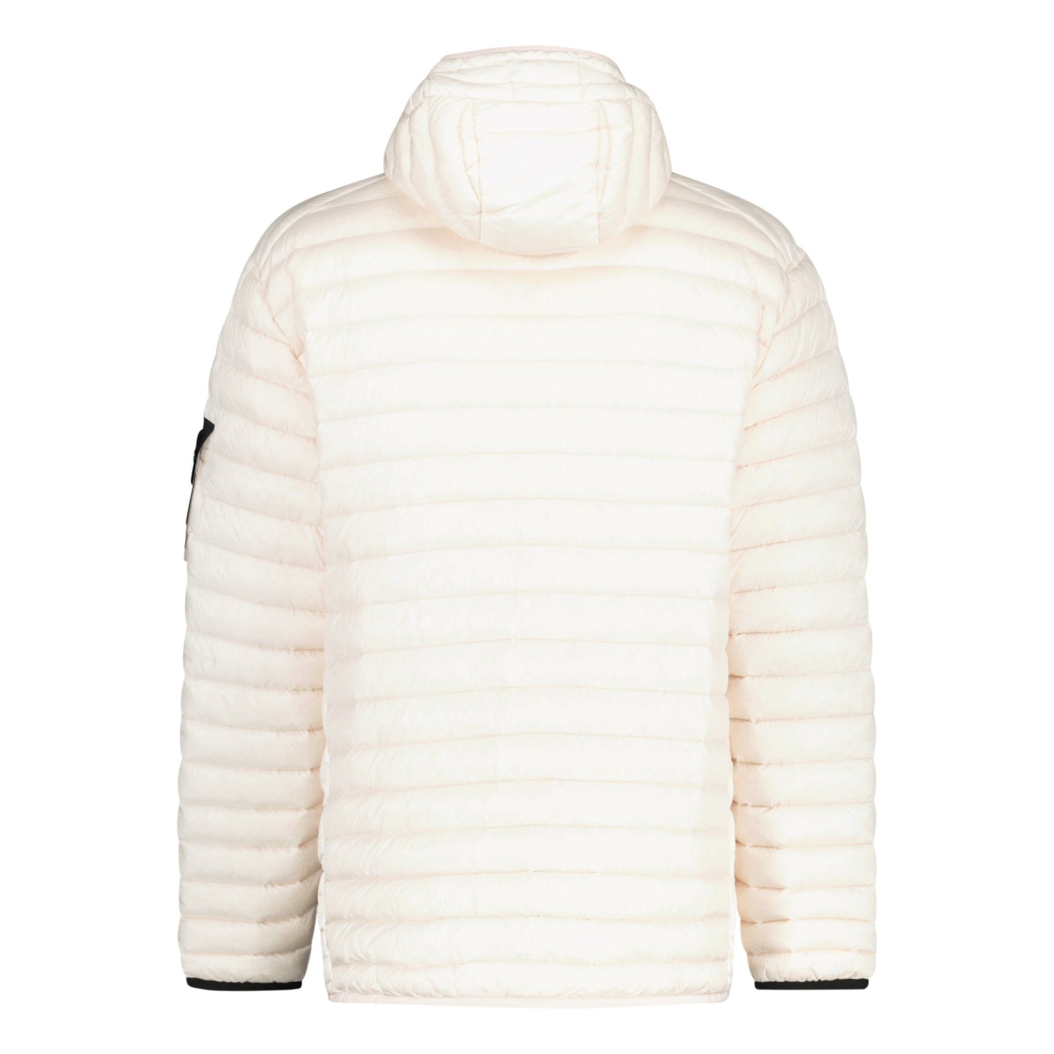 STONE ISLAND LOOM WOVEN HOODED JACKET LIGHT PEACH