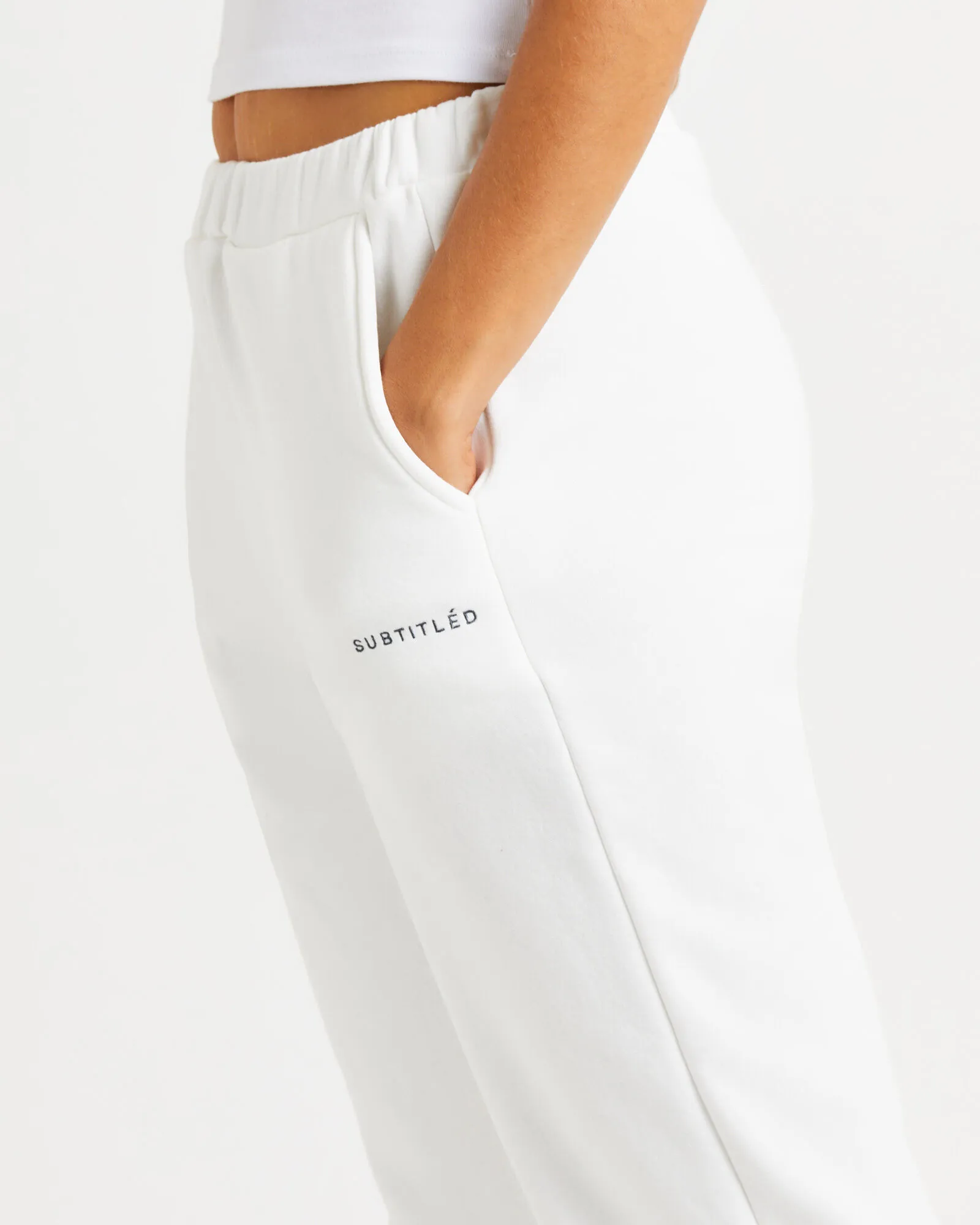 Subtitled Subtitled Trackpants White