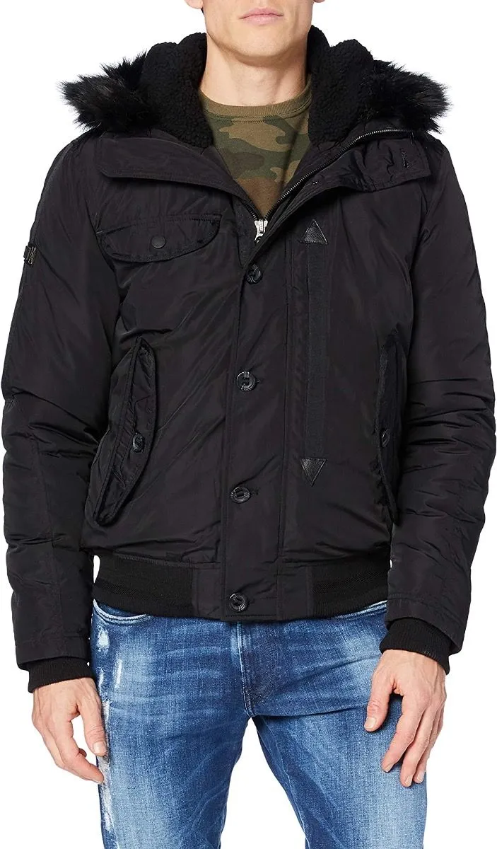 Superdry Chinook Rescue Bomber Jacket Black