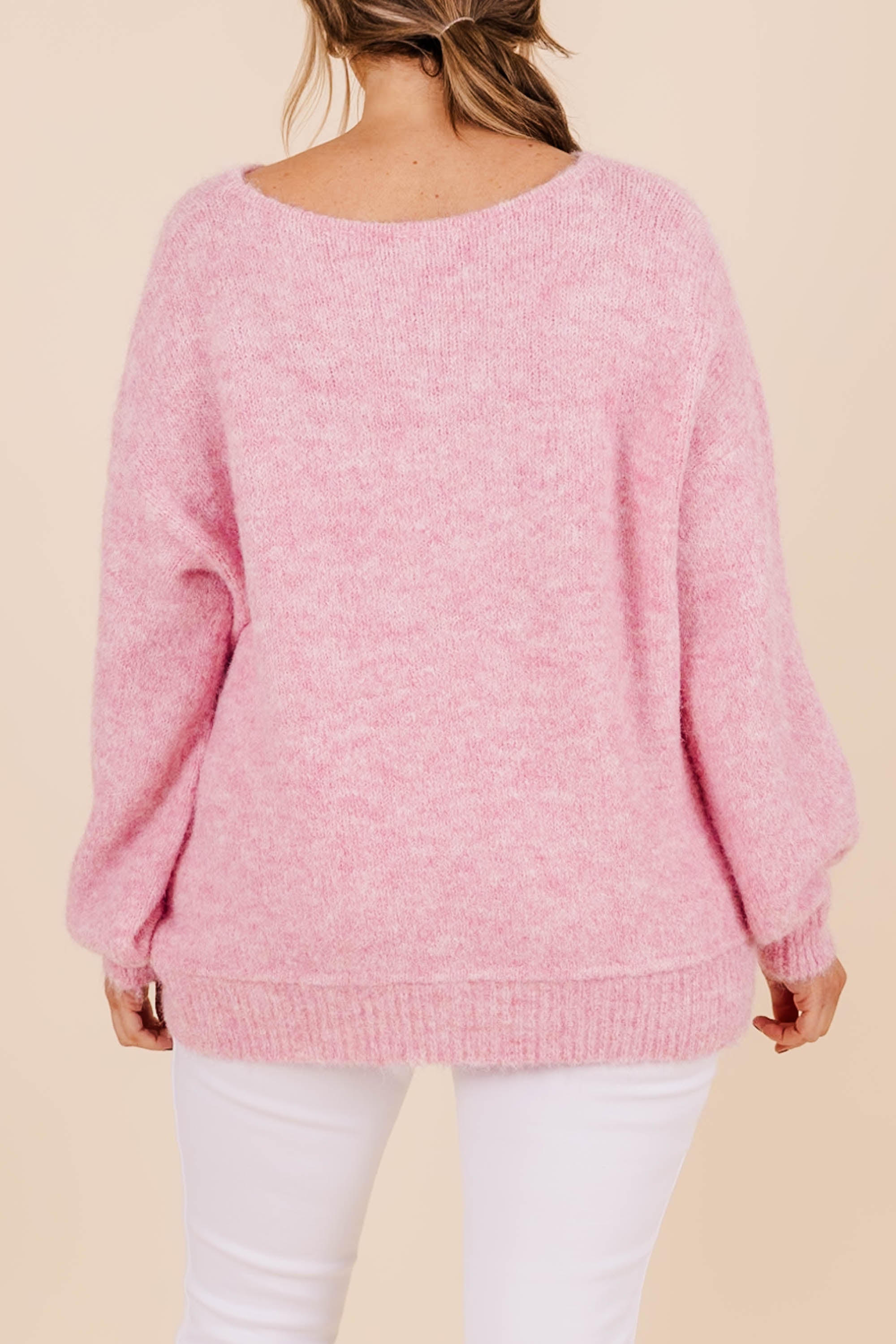 Sweet Songs Sweater, Pink