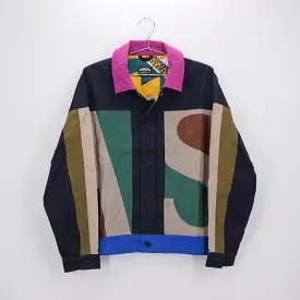 TANGRAM DENIM JACKET MULTI