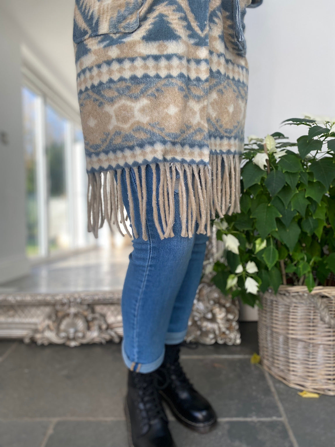 Tassel Aztec Cardigan Toni