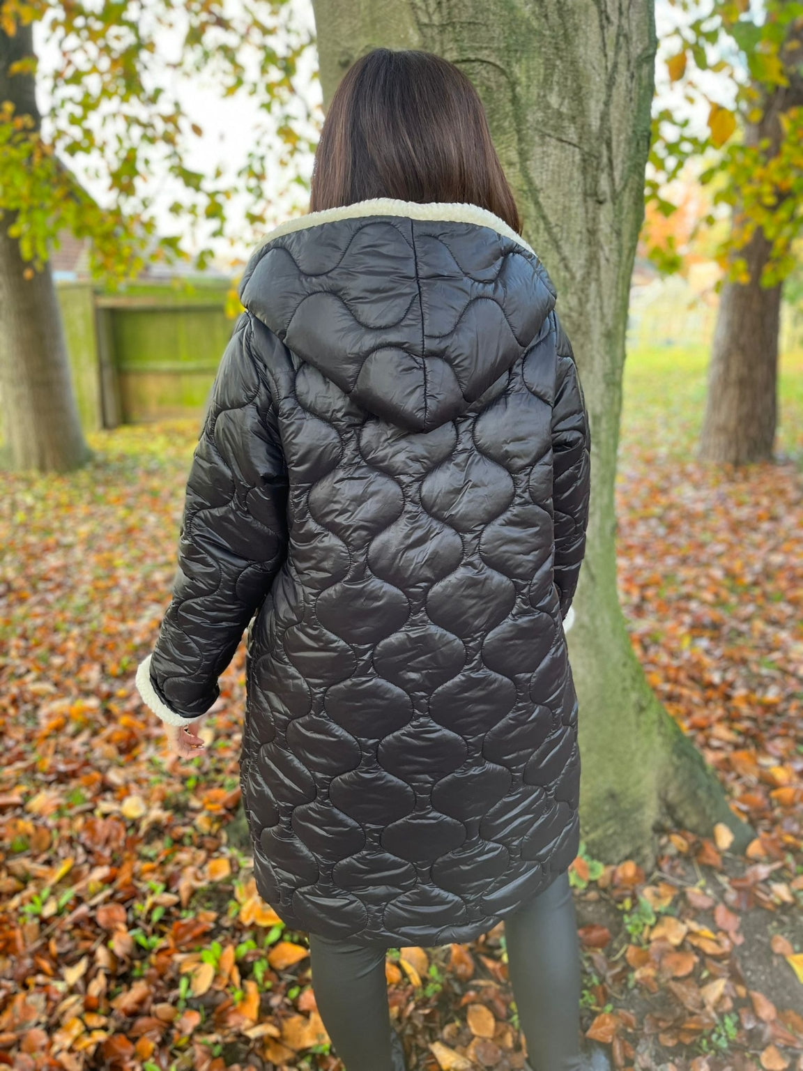 Teddy Lining Quilted Coat Maria