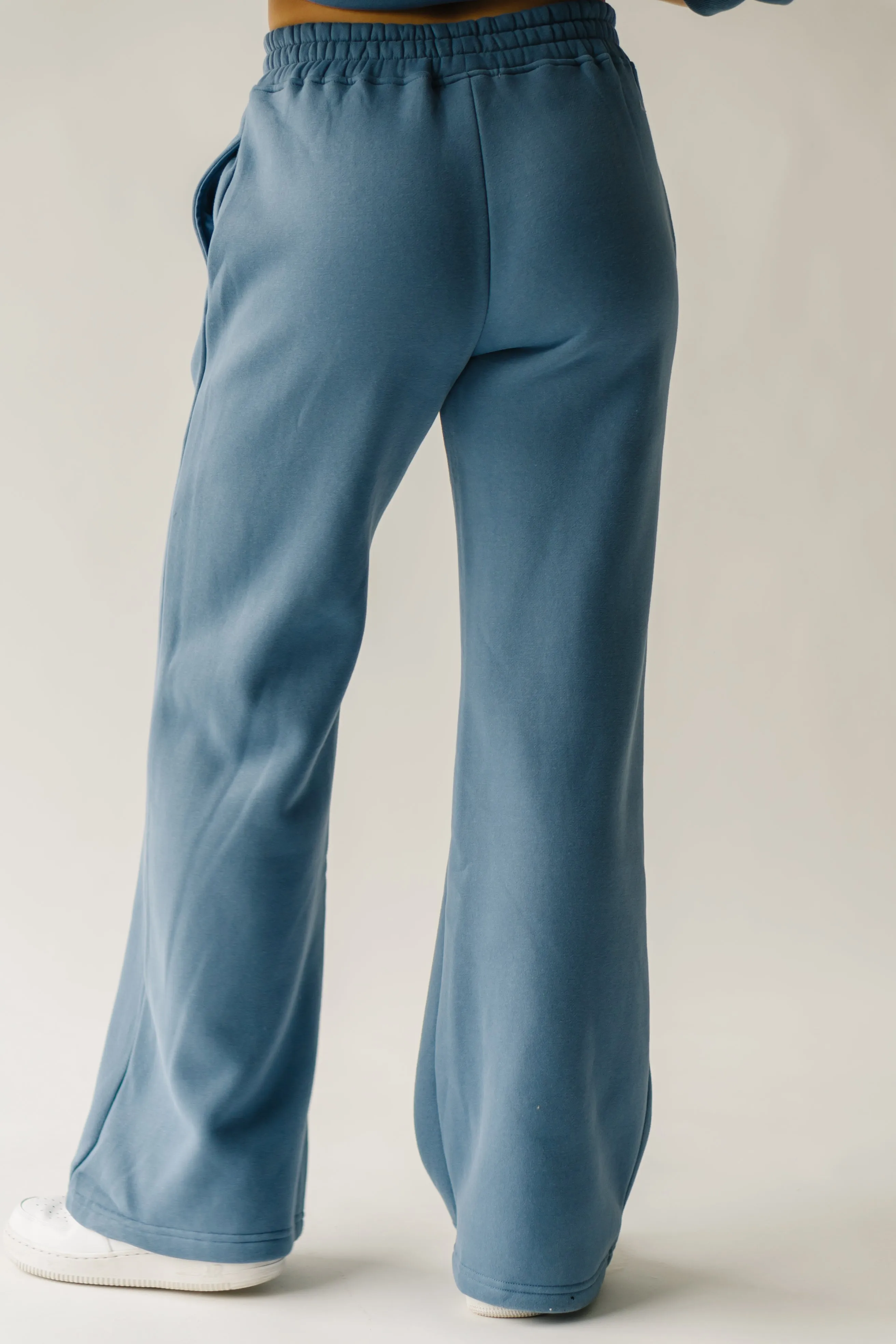 The Brower Relaxed Sweatpant in Vintage Blue