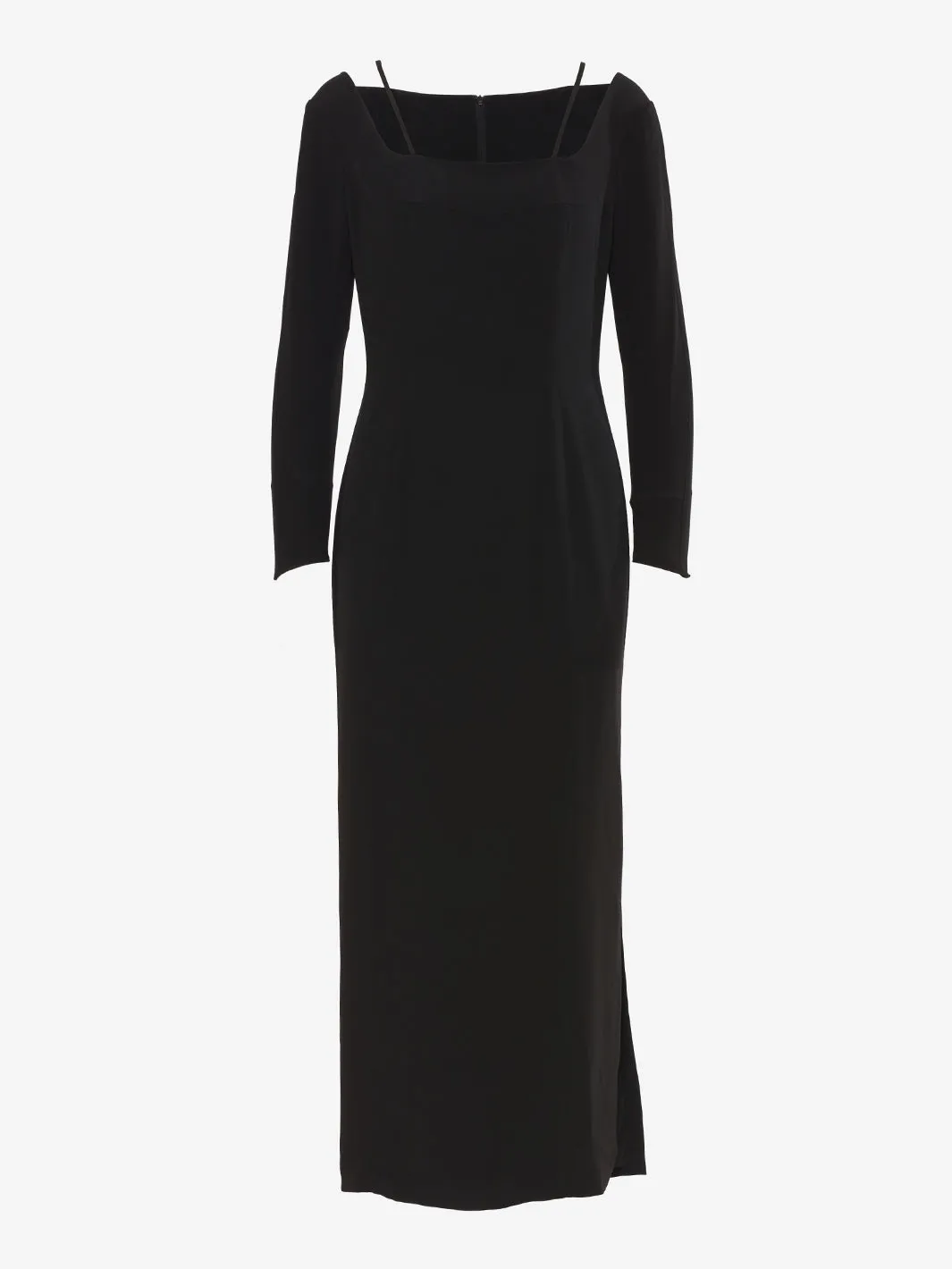 Thierry Mugler Black Long Dress - '90s