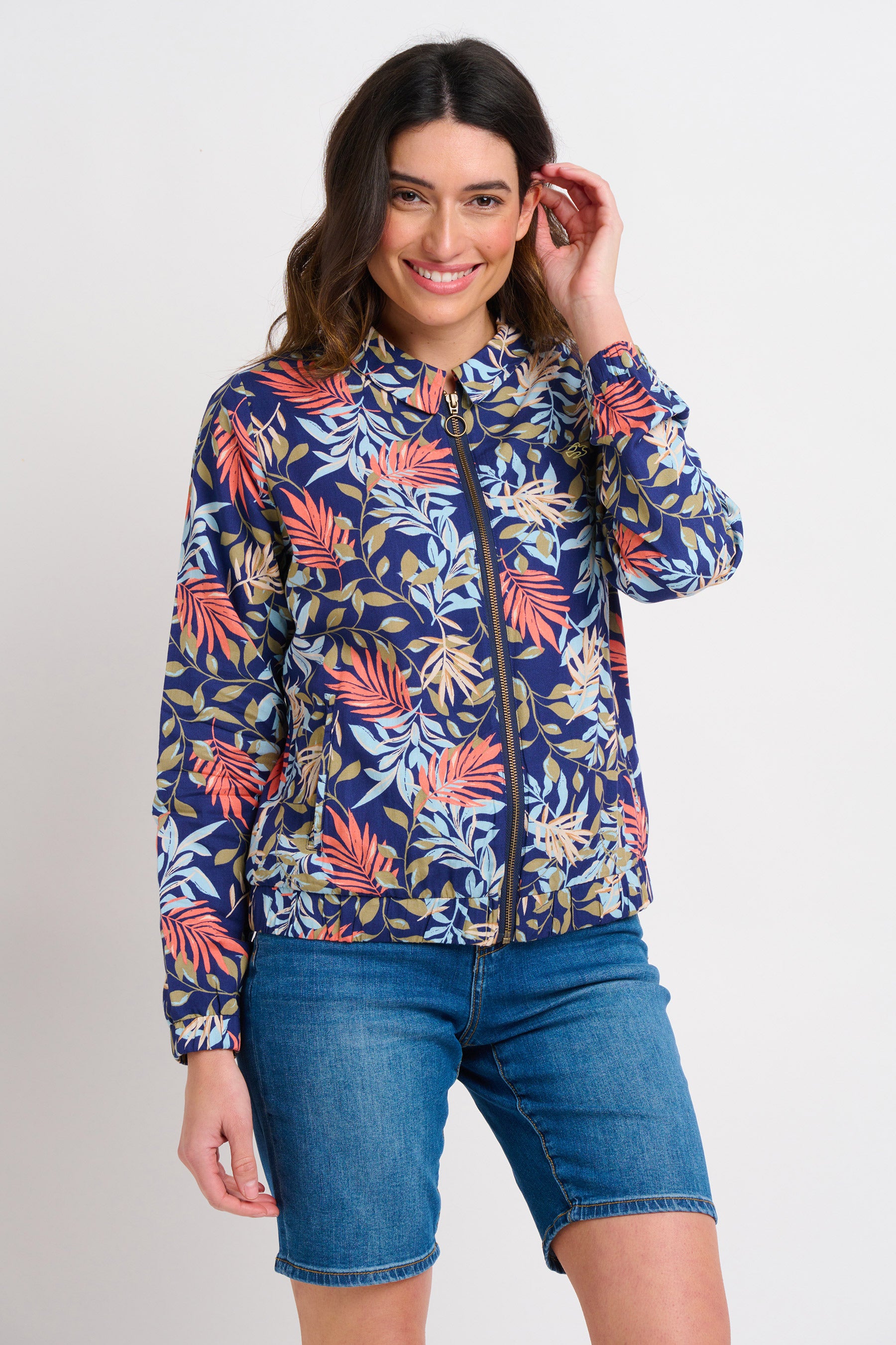 Trailing Tropics Bomber Jacket