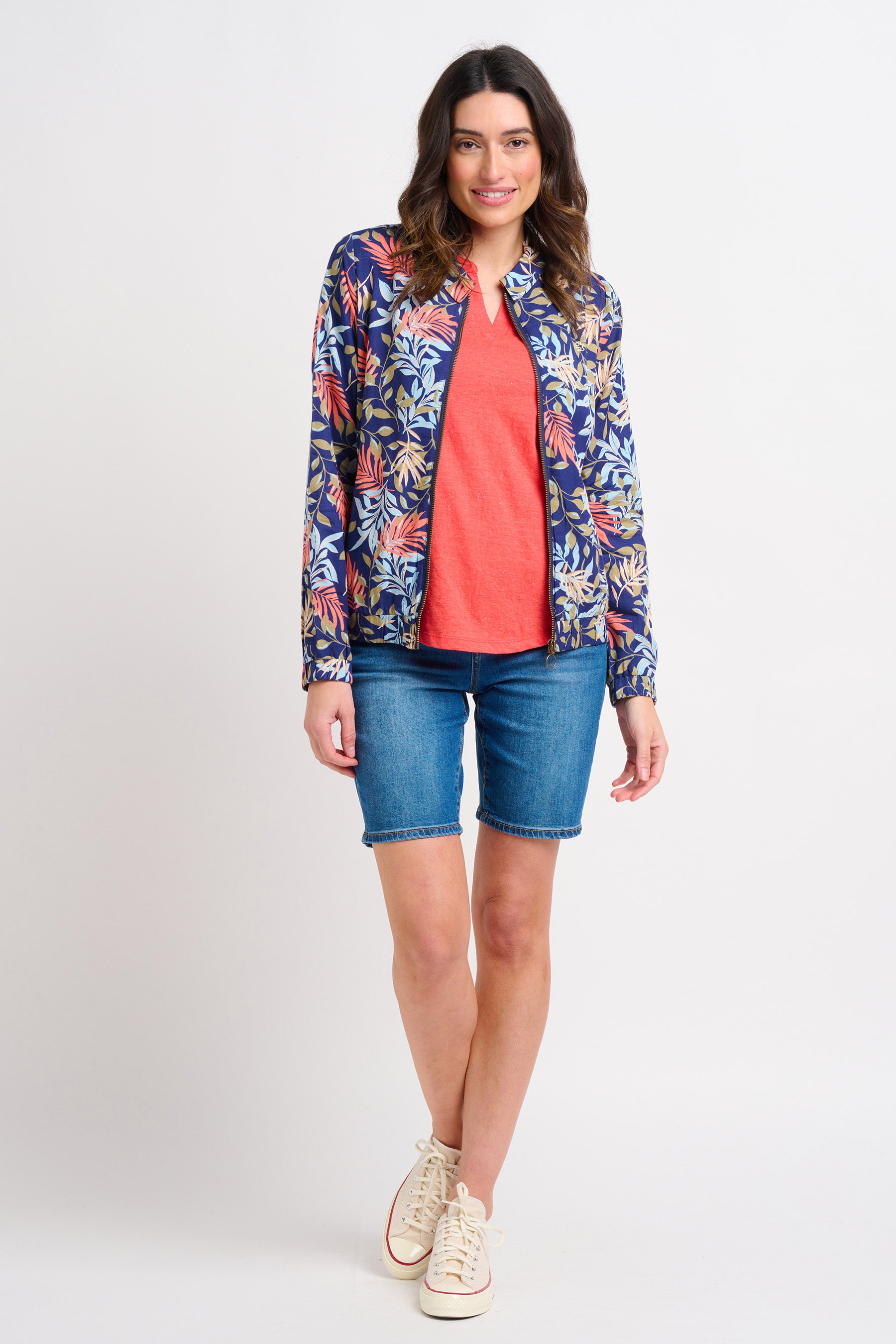 Trailing Tropics Bomber Jacket