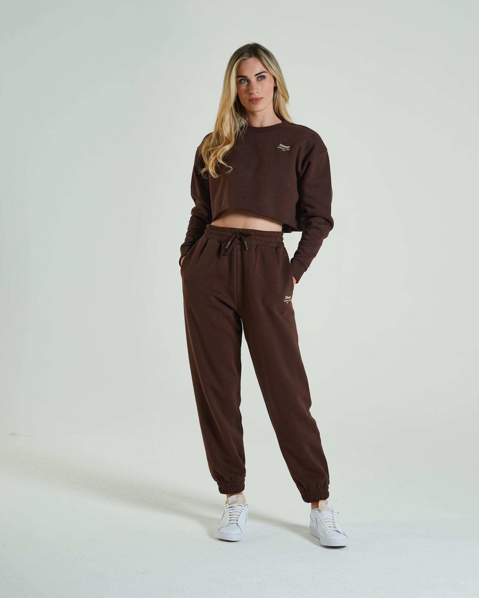 True Cropped Sweater Deep Coco