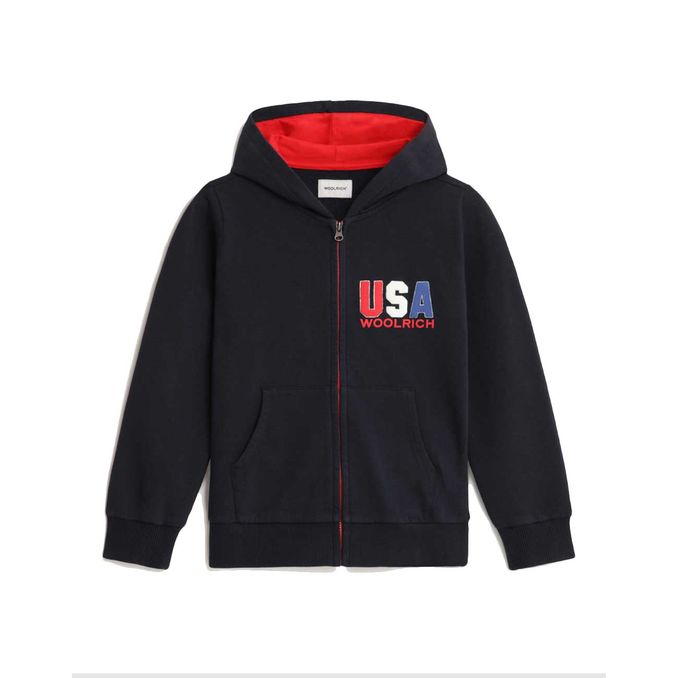 USA FULLZIP HOODIE Boy Classic Blue