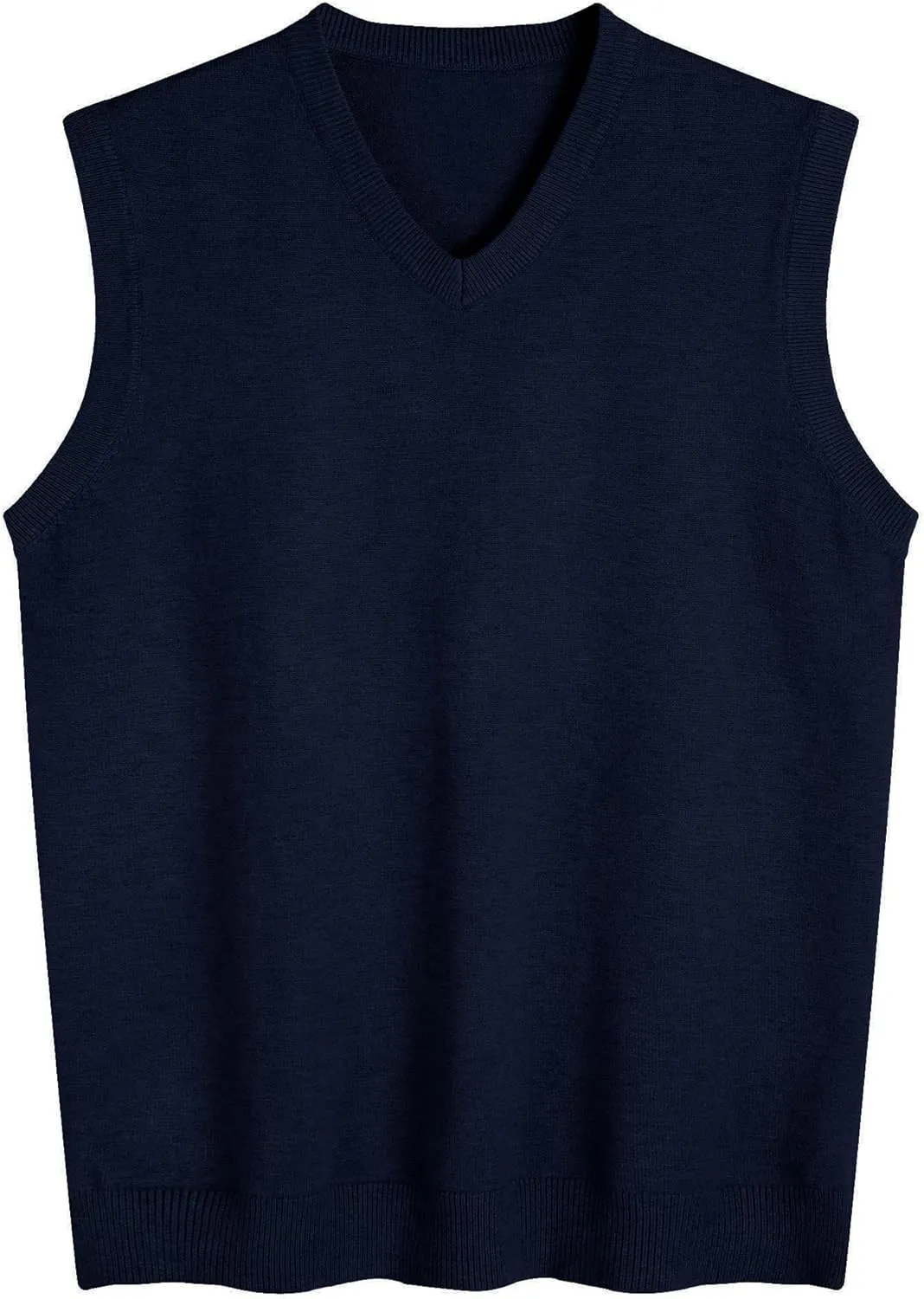 V-neck Sweater Vest- Navy