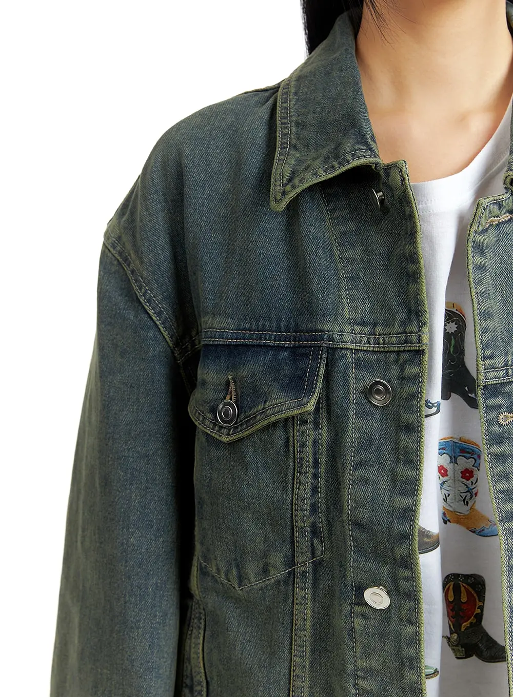 Vintage Denim Jacket (UNISEX) CM407