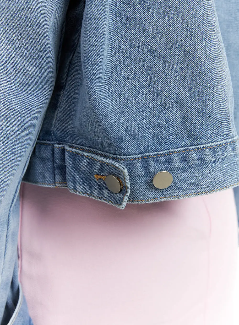 Washed Buttoned Denim Jacket OA402