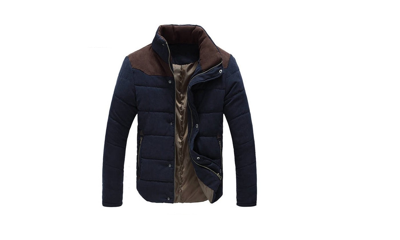 Winter Warm Outwear Casual Solid Male Coat