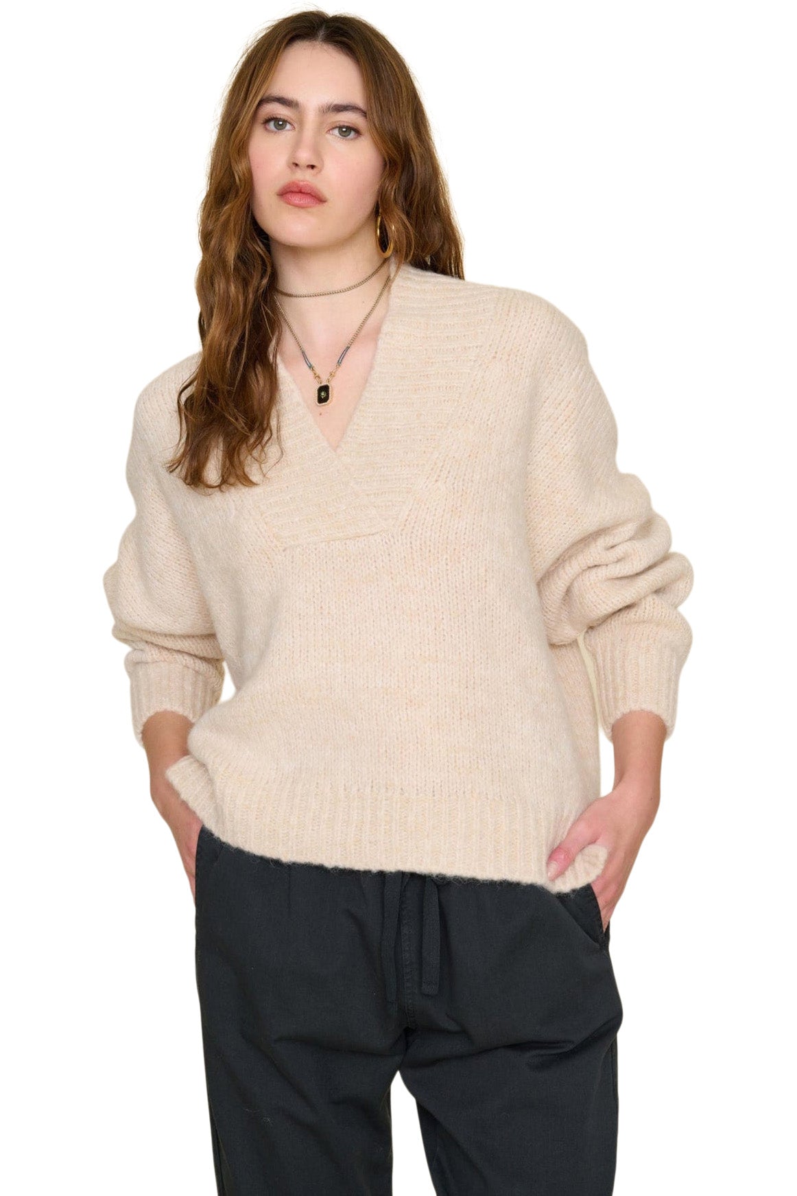 Xirena Keyes Sweater in Dune Marble