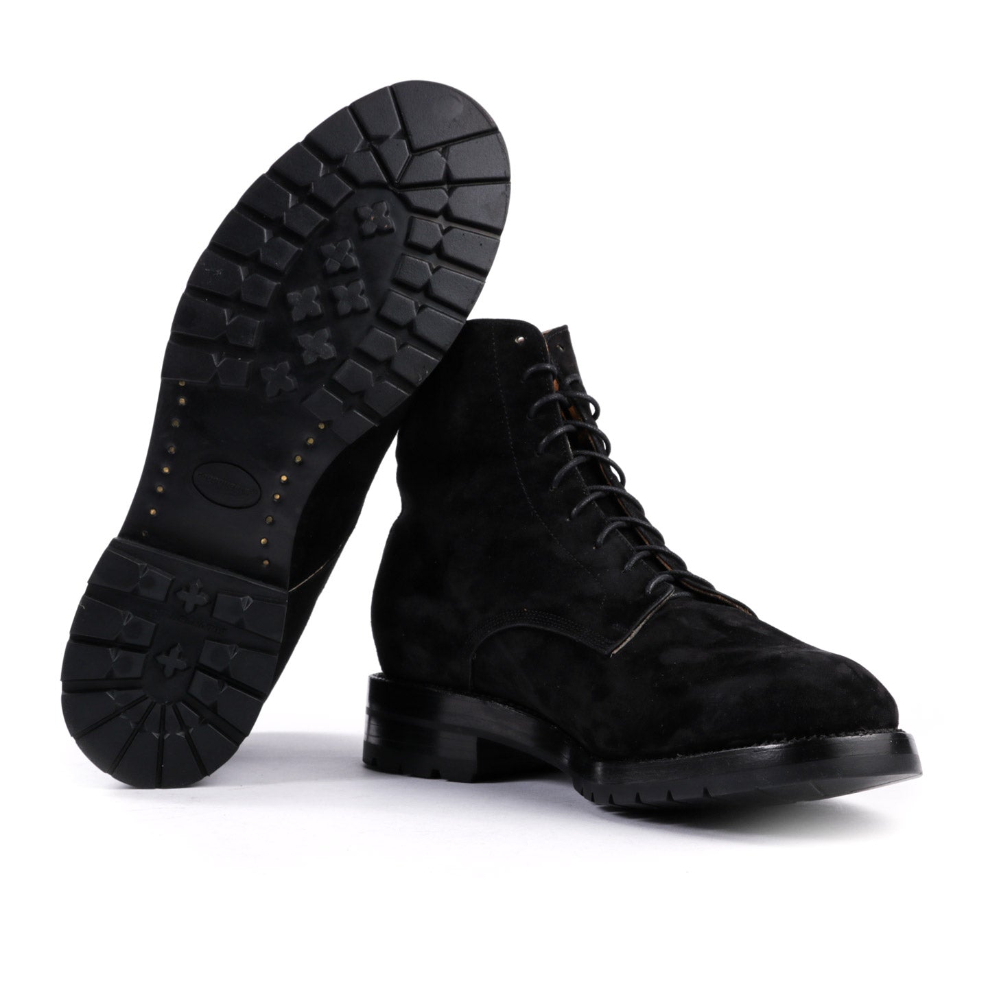 YUKETEN ERIC BOOT BLACK SUEDE