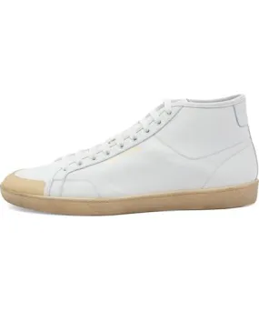 Yves Saint Laurent Men's Sl-39 Mid Top Aged Sneakers