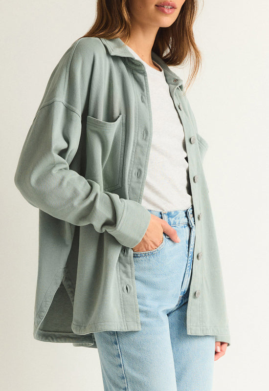 Z Supply - All Day Knit Jacket Worn Jade