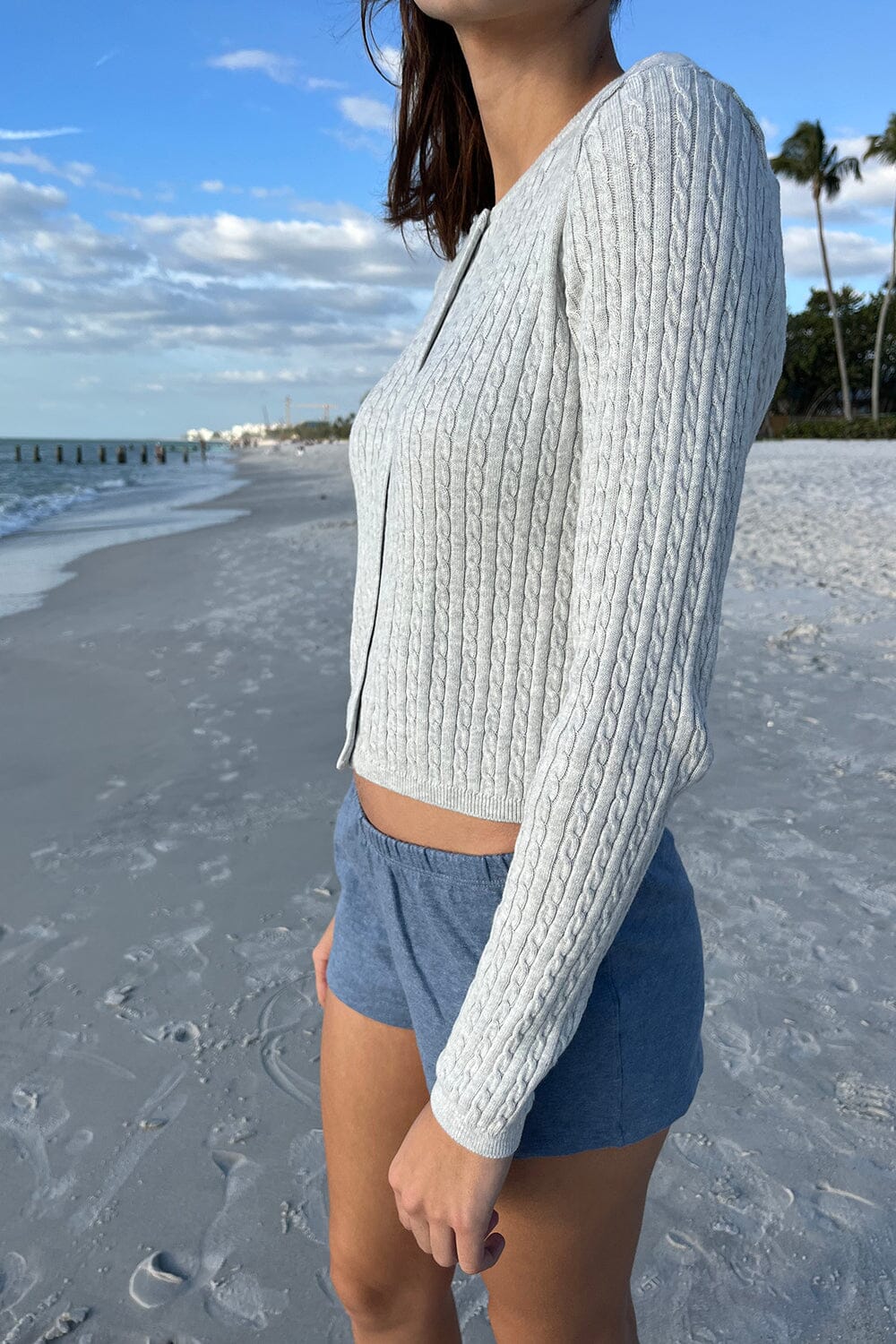 Zoe Cable Knit Cardigan